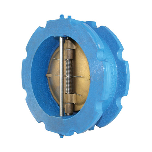 Titan Flow Control CV41DSB0200 2 in. Ductile Iron Dual Disc Wafer Check Valve w/ Nitrile Rubber Seat & SS Disc - ANSI Class 150