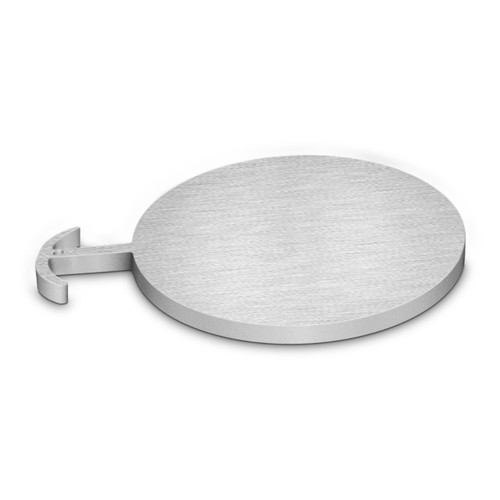 Titan Flow Control PB19SS0800 8 in. Single Blind w/ Mill Finish, Stainless Steel, 1/4 in. Thick - 150#