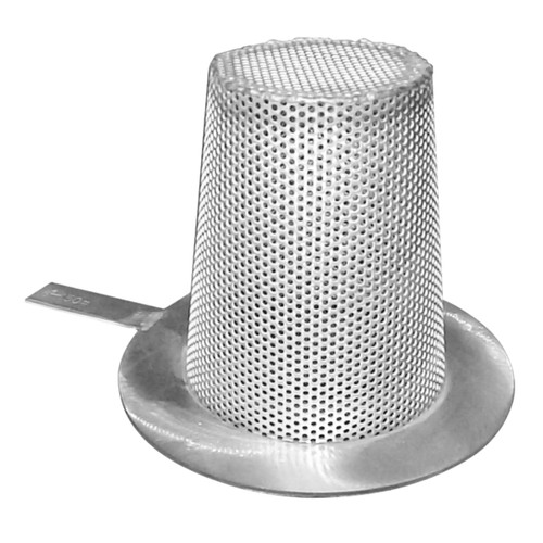 Titan Flow Control PS66SS20400 4 in. Perforated Temporary Basket Strainer w/ Mesh, Stainless Steel - 600#