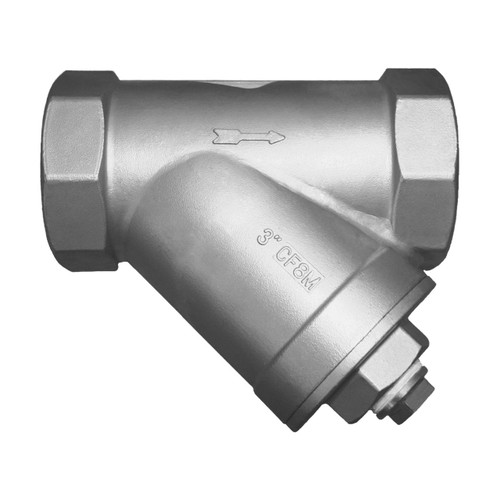 Titan Flow Control YS80TS0025 1/4 in. Y-Strainer, Threaded, Stainless Steel