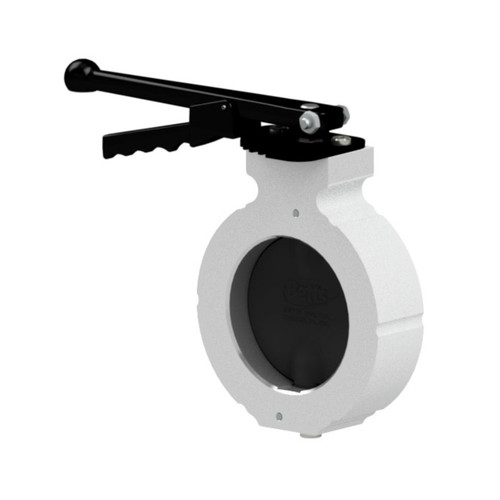 Betts WD Series 4 in. Aluminum Manually Operated ASA/ANSI Metering/Locking Wet-R-Dri Butterfly Valve - Black Nitrile Seal