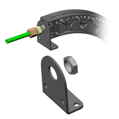 Wire Guide Module bracket w/nut for A-10HM or A-10XM WGM-A-10BK