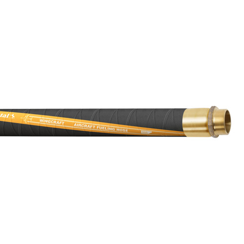 Continental ContiTech Wingcraft™ 3/4 in. 300 PSI Aviation Fueling Hose Assemblies w/ Brass Male NPT Ends