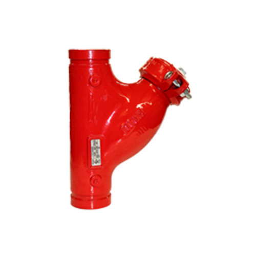 Titan Flow Control YS58UG-DI 8 in. 300 WOG Ductile Iron Grooved End Y-Strainer - UL/FM Approved (Fire Protection)
