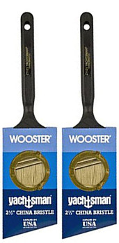Wooster Genuine 2.5" Yachtsman Lindbeck Angle Sash Paintbrush 2-Pack # Z1121-2.5-2PK