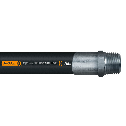 JME ProG Plus 1 in. Fuel Dispensing Hose Assemblies w/ Male NPT x Swivel Male NPT Ends