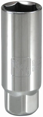 3/8 In. Drive, 13/16 In., 6-Point Spark Plug Socket