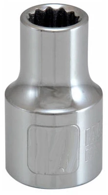 Metric Socket, 12-Point, 1/2 In. Drive, 12mm