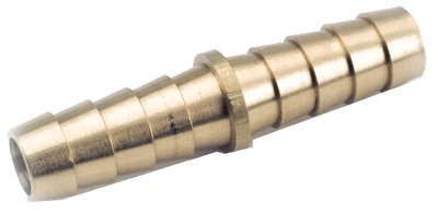 Pipe Fitting, Barb Mender, Lead Free Brass, 3/8 In.