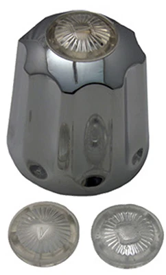 Gerber Shower Handle, Short Broach, Crystal Clear