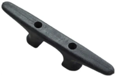 Dock Cleat, Black Nylon, 4.5 In.
