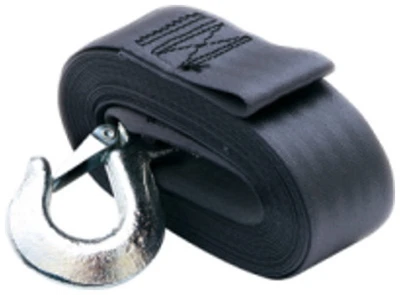 Winch Strap With Hook, 2 In. x 20 Ft.