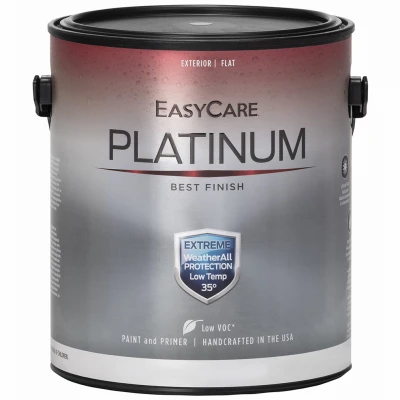 Platinum WeatherAll Exterior House Paint & Primer, Flat Pastel Base, Gallon