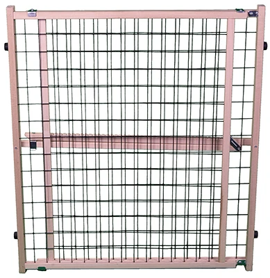 Pet Gate, Wire Mesh, 29.5 to 50 x 32 In.