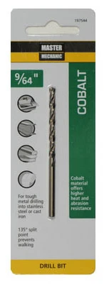 9/64 x 2-7/8 In. Cobalt High-Speed Drill Bit
