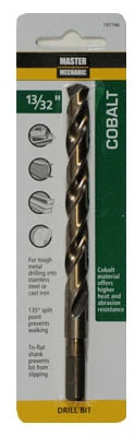 13/32 x 5-1/4 In. Cobalt High-Speed Drill Bit
