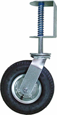 Pneumatic Gate Caster, 8 In.