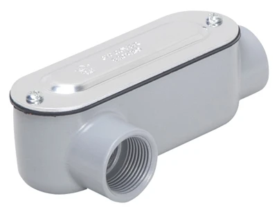 Rigid/IMC Conduit Fitting, Oval Thread Body, Die-Cast Aluminum, 1/2-In.