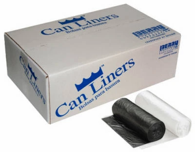 Can Liners, Natural, 55-Gal., 36 x 60-In., 200-Ct.
