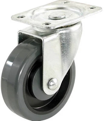 Poly Wheel, Swivel Plate Caster, 4 In.