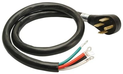 4-Ft. 6/2 & 8/2 SRDT Black Round Range Cord