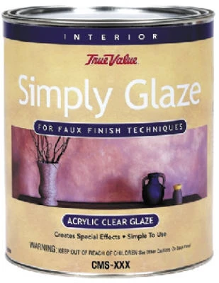 Faux Finishing Clear Glaze, Acrylic, Qt.