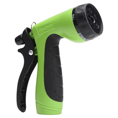 5-Pattern Hose Nozzle, Rear Trigger, Poly