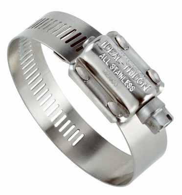 Heavy-Duty Hose Clamp, Stainless Steel, 1-1/4 to 2-5/8 In.