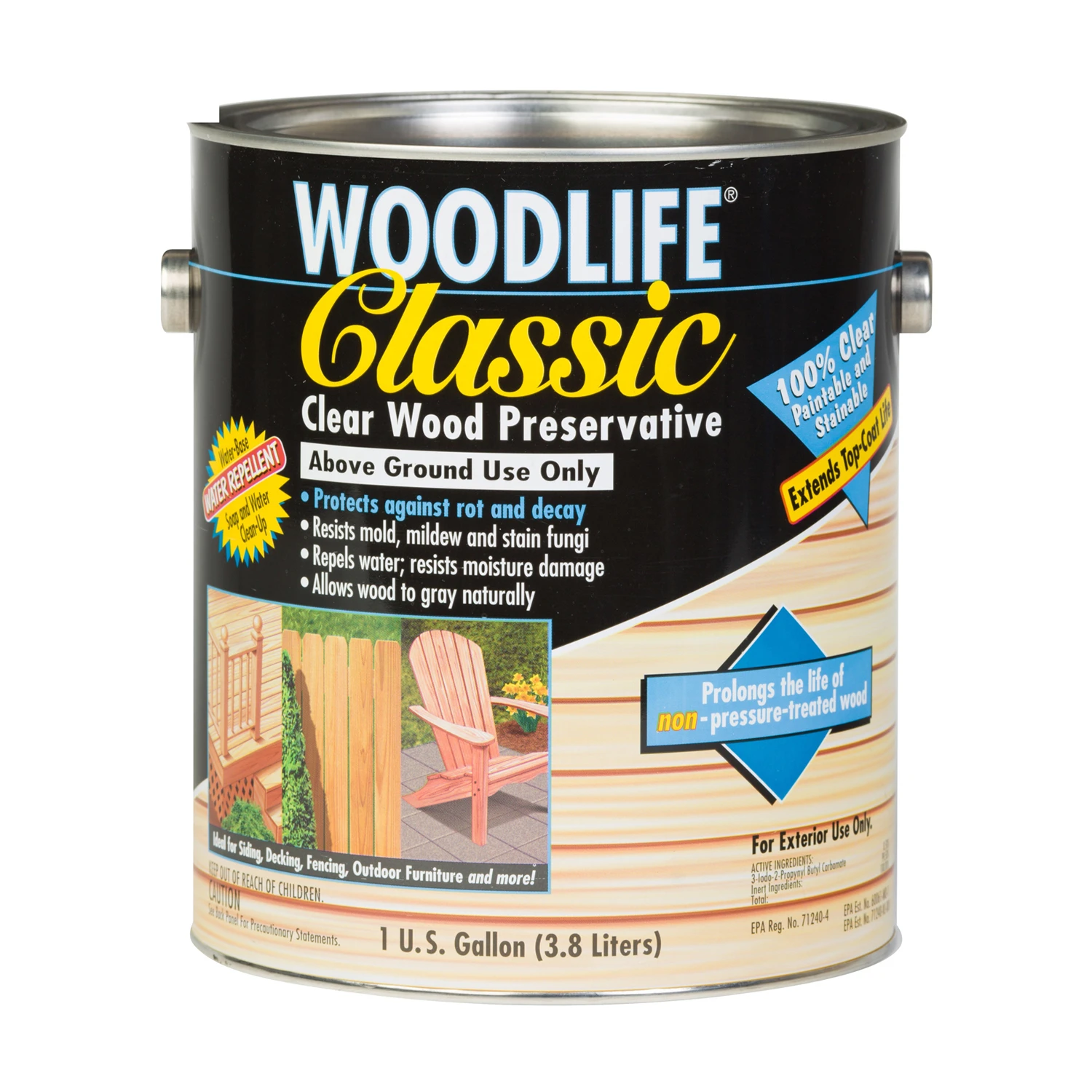 Classic Wood Preservative, Clear, 1-Gallon