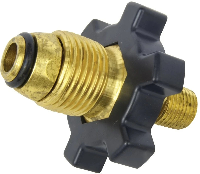 Propane Fitting, 1/4-In. Male Pipe Thread x Excess Flow Soft Nose P.O.L.