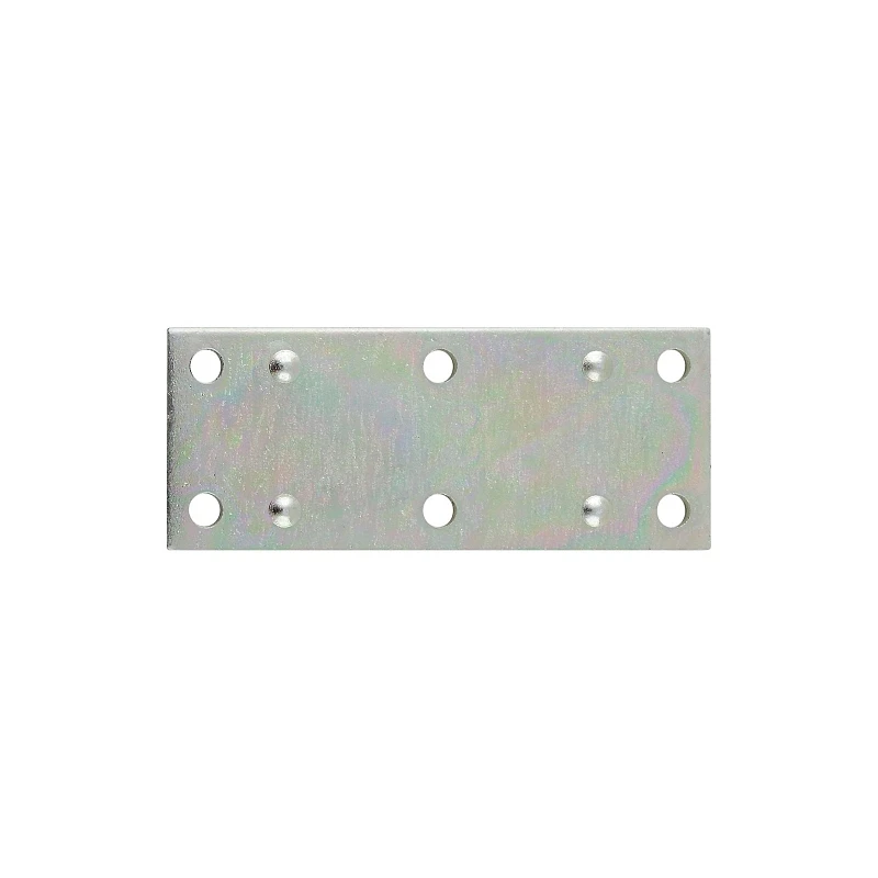4-Pk., 3-1/2 x 1-3/8 In. Zinc Mending Plate