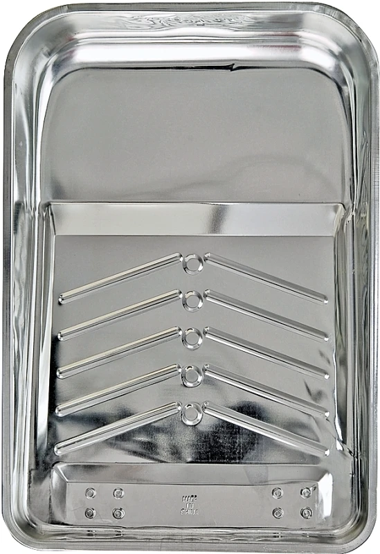 Metal Paint Tray, Ladder Grips, 1 Gallon