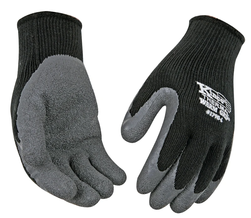 Men's Cold-Weather Latex-Coated Knit Glove, XL