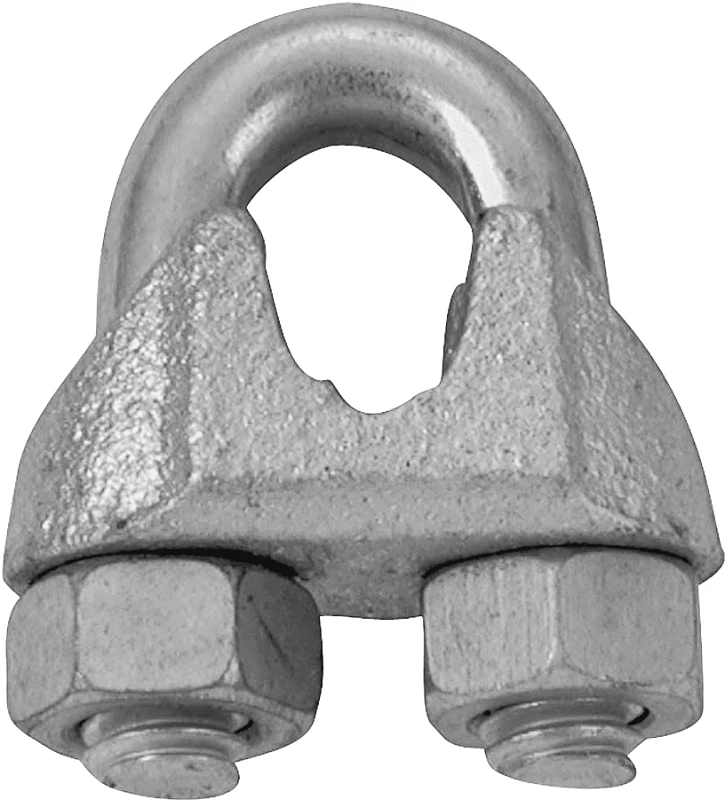 Wire Rope Clip, Galvanized, 3/4-In.