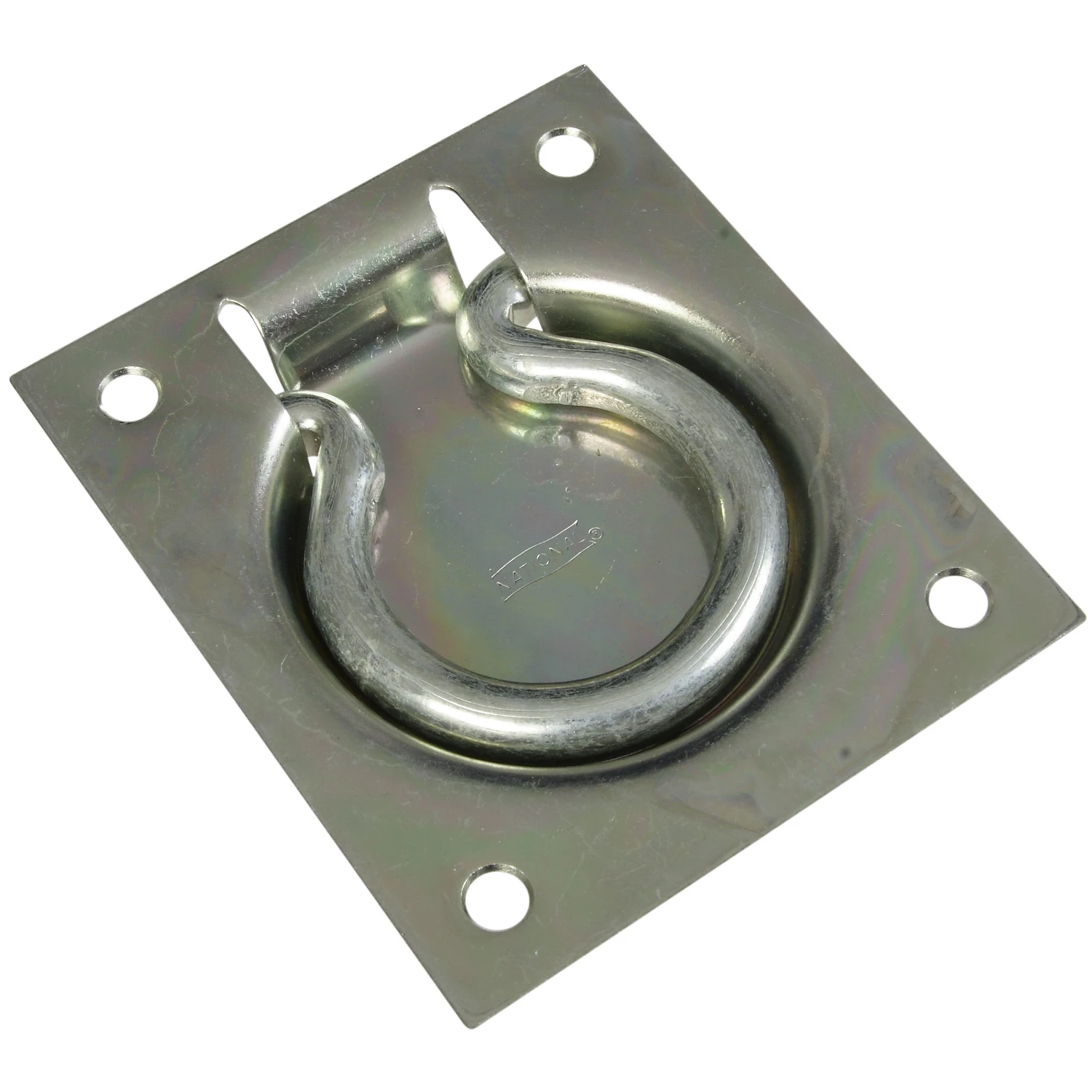 Chest & Door Ring Pull, Zinc-Plated, 100-Lb. Load