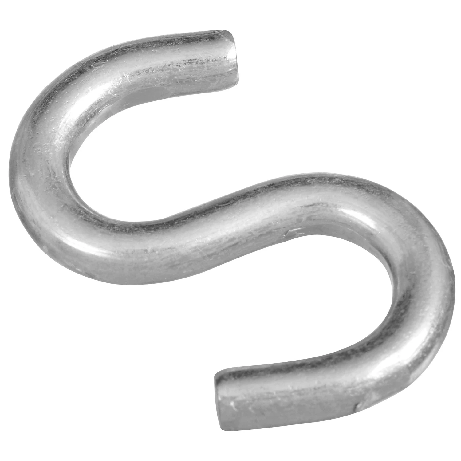 S Hook, Heavy Duty, Zinc-Plated Steel, 2 In., 2-Pk.