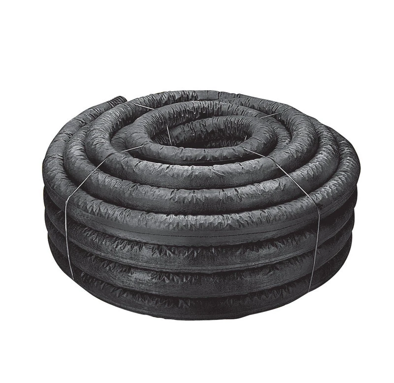 Drain Tubing, Corrugated, 4 In. x 100 Ft.