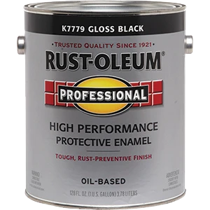 Professioanl Enamel, Black, 1-Gallon