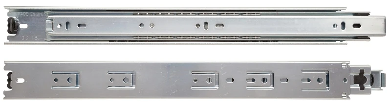 Drawer Slide, Heavy-Duty, Zinc Finish, 22 In.