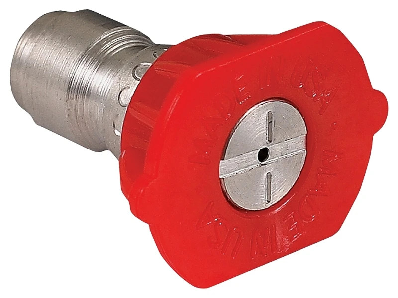 High-Pressure Nozzle, 0 Degree, 3.0 Orifice, Red