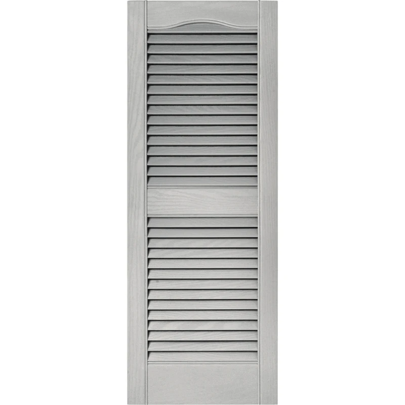 15 x 39-In. Paintable Louvered Shutters, Pair