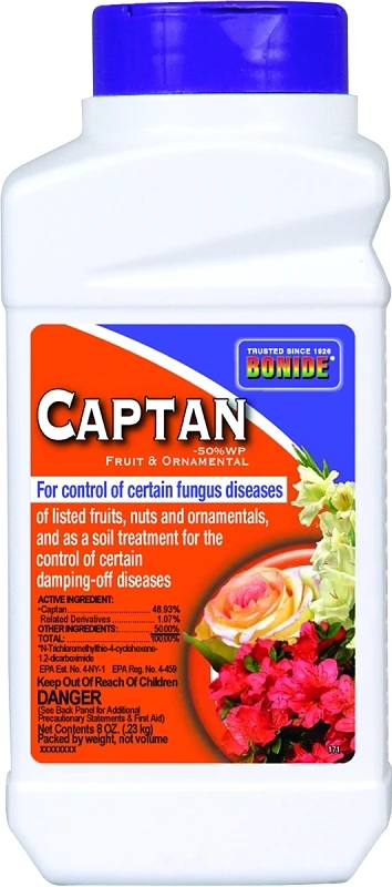 Captan Fungicide, Fruit & Flower, Concentrate, 8-oz.