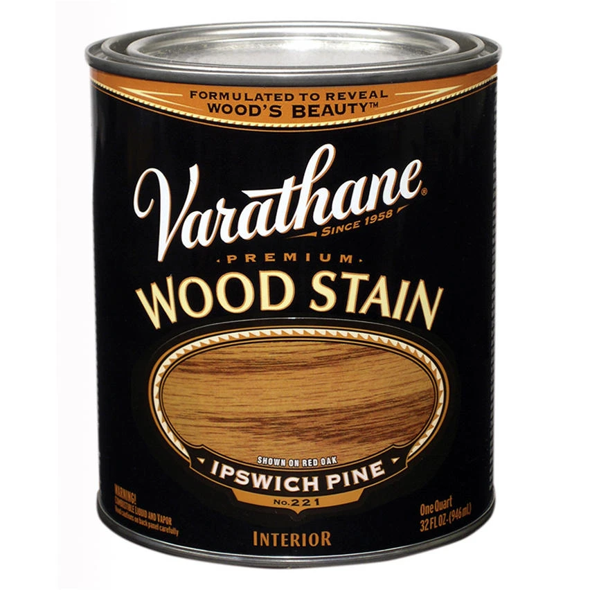 Ipswich Pine Premium Oil-Based Interior Wood Stain, Qt.