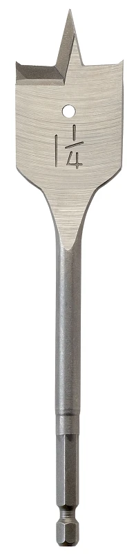 Wood Spade Drill Bit, 1-1/4 x 6 In.