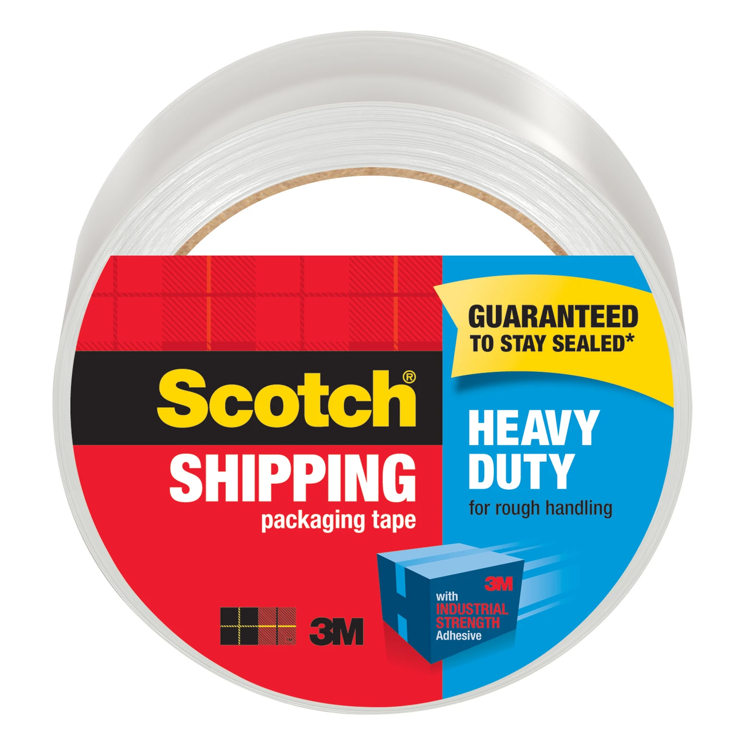 High-Performance Packing Tape, Clear, 1.88 In. x 54.6 Yds.