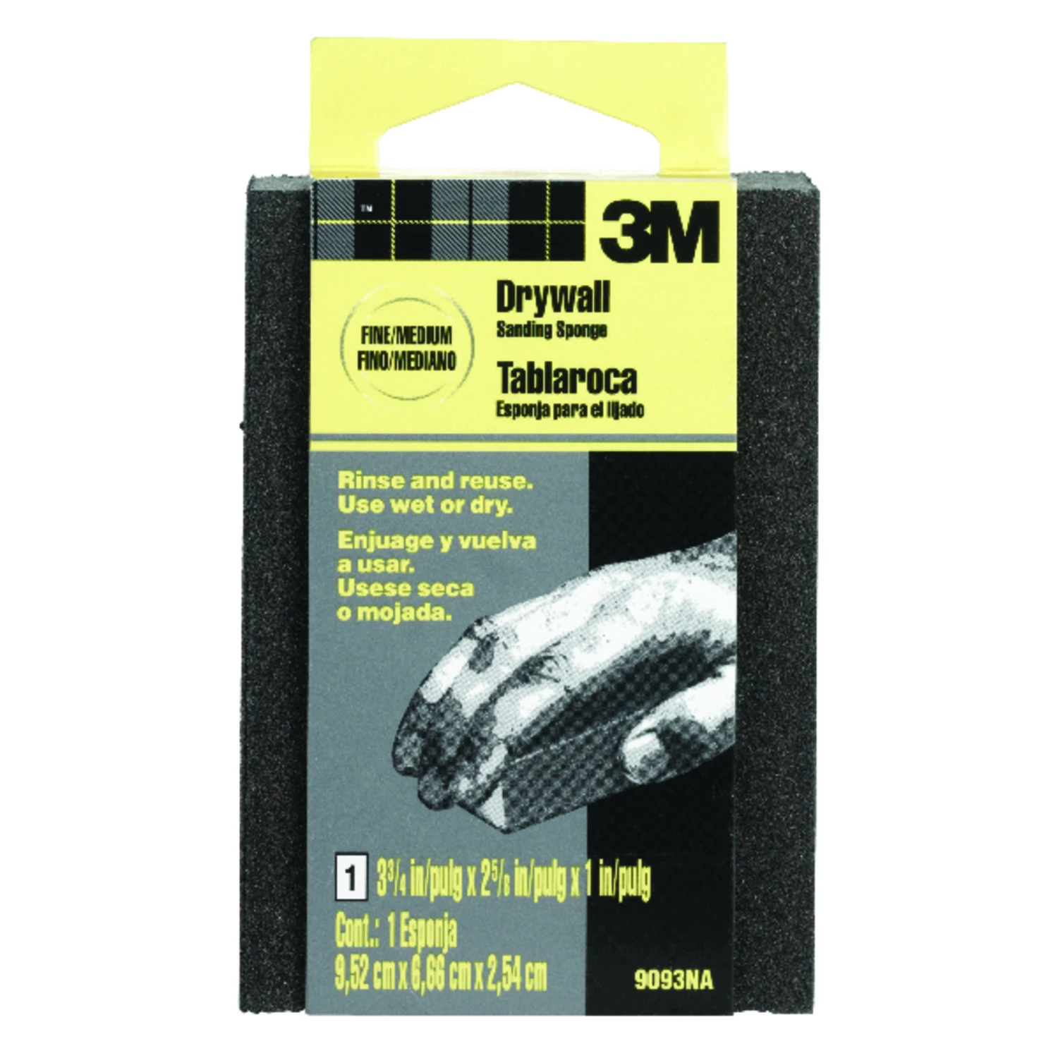 Drywall Sanding Sponge, Fine/Medium