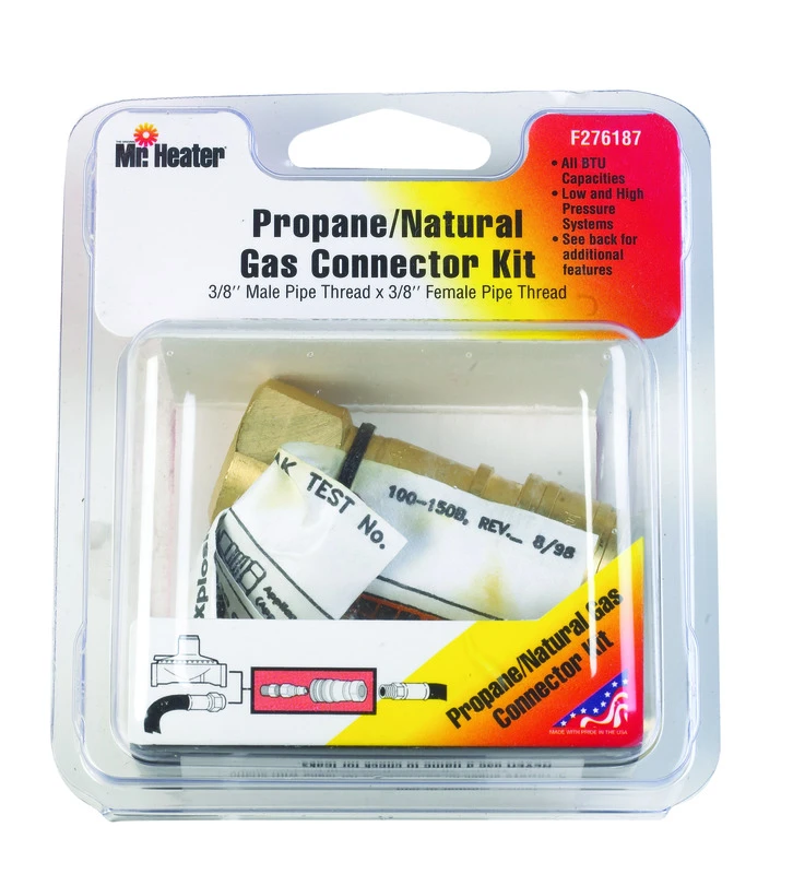 Propane Fitting or Natural Gas Quick Connector, 3/8-In.