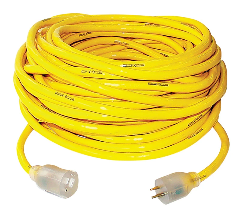 Yellow Jacket Extension Cord, 15A 10-Gauge, 50 Ft.