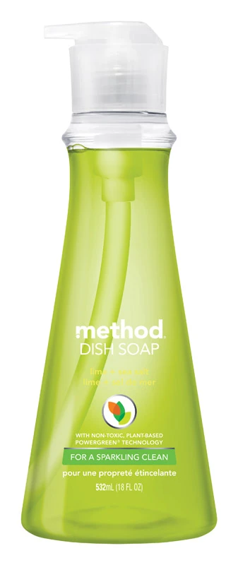 Dish Soap, Lime + Sea Salt, 18 oz.