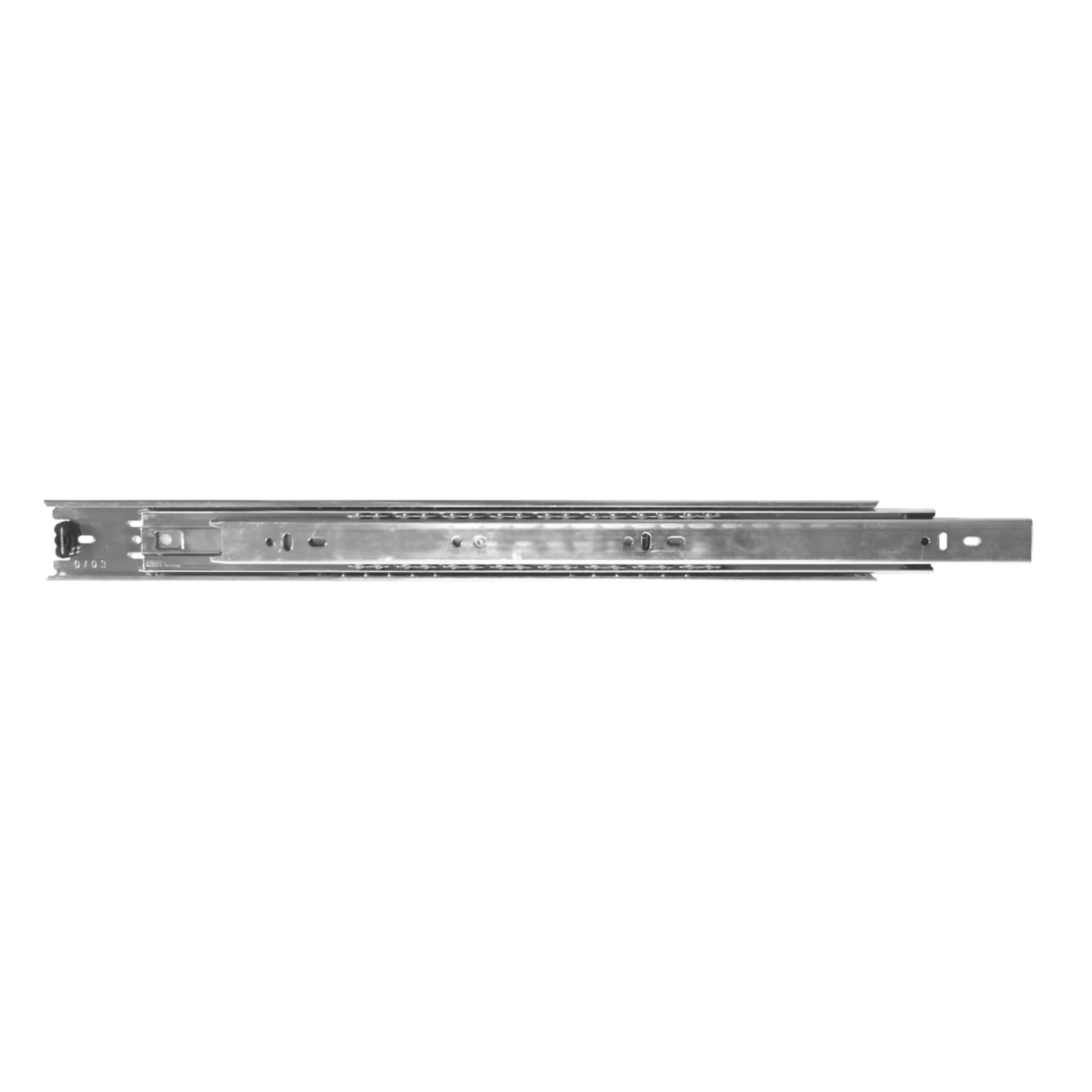 Drawer Slide, Heavy-Duty, Zinc Finish, 16 In.